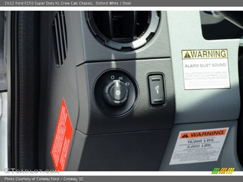 Oxford White / Steel 2012 Ford F250 Super Duty XL Crew Cab Chassis