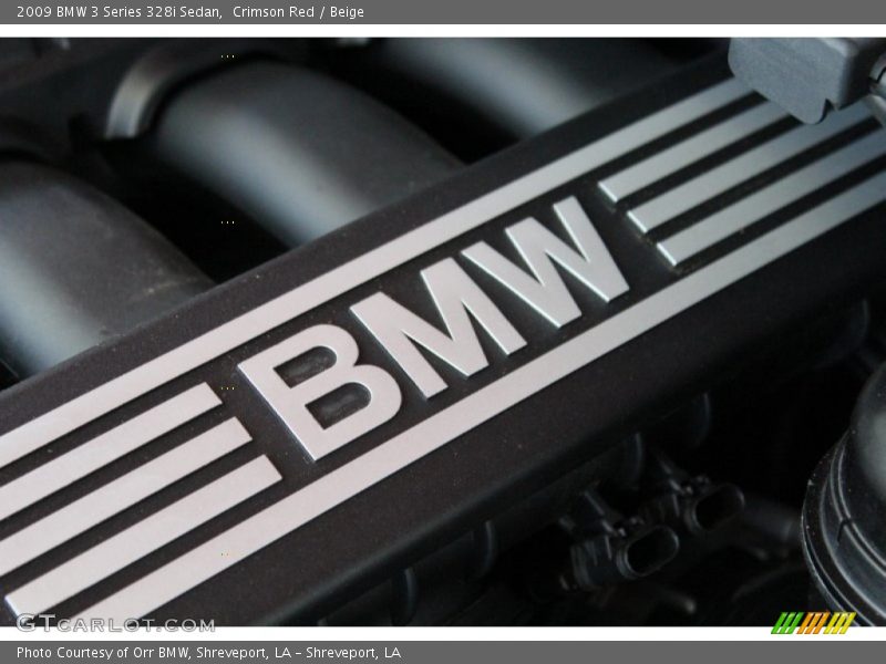 Crimson Red / Beige 2009 BMW 3 Series 328i Sedan