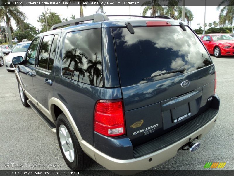Dark Blue Pearl Metallic / Medium Parchment 2005 Ford Explorer Eddie Bauer