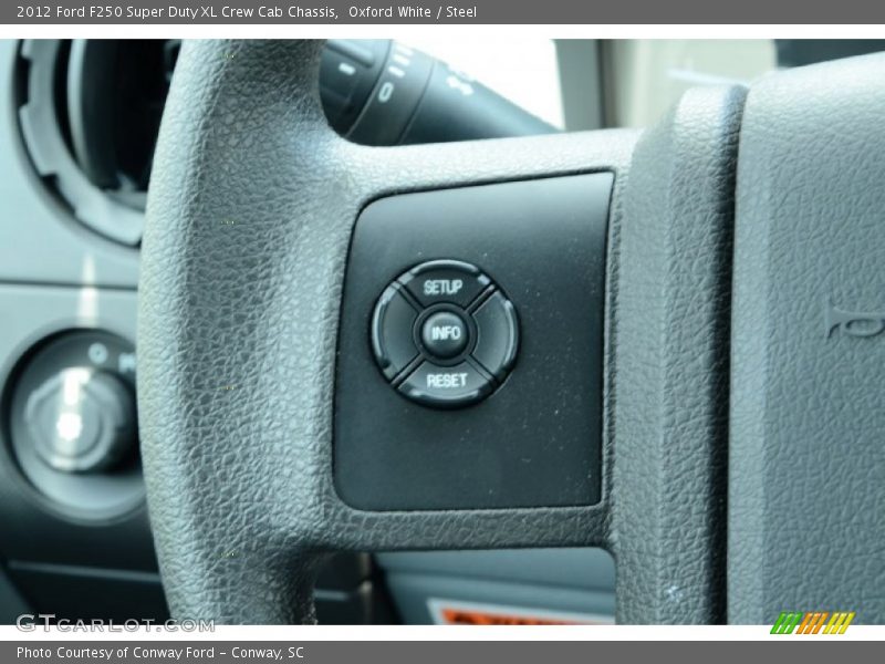 Oxford White / Steel 2012 Ford F250 Super Duty XL Crew Cab Chassis