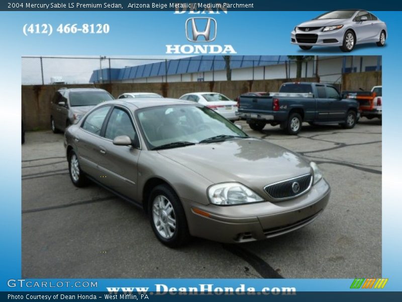 Arizona Beige Metallic / Medium Parchment 2004 Mercury Sable LS Premium Sedan