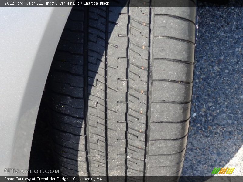 Ingot Silver Metallic / Charcoal Black 2012 Ford Fusion SEL