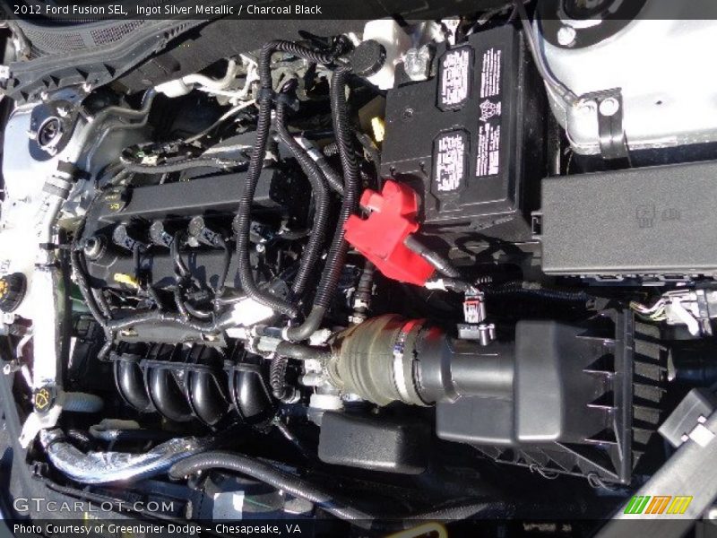 Ingot Silver Metallic / Charcoal Black 2012 Ford Fusion SEL