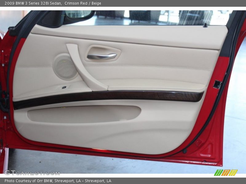Crimson Red / Beige 2009 BMW 3 Series 328i Sedan