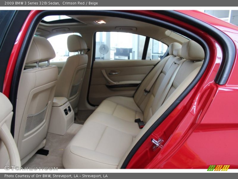 Crimson Red / Beige 2009 BMW 3 Series 328i Sedan