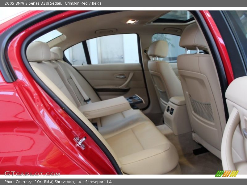 Crimson Red / Beige 2009 BMW 3 Series 328i Sedan