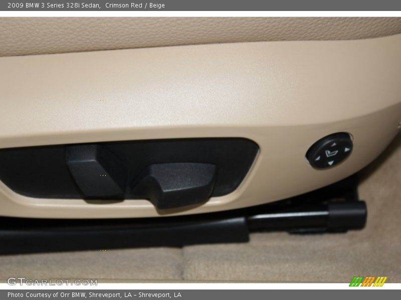 Crimson Red / Beige 2009 BMW 3 Series 328i Sedan