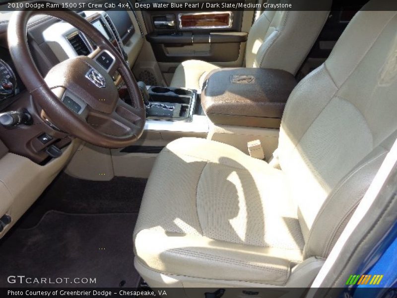 Deep Water Blue Pearl / Dark Slate/Medium Graystone 2010 Dodge Ram 1500 ST Crew Cab 4x4