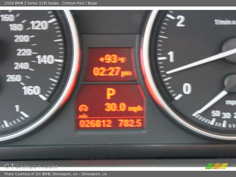 Crimson Red / Beige 2009 BMW 3 Series 328i Sedan