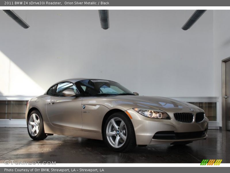 Orion Silver Metallic / Black 2011 BMW Z4 sDrive30i Roadster