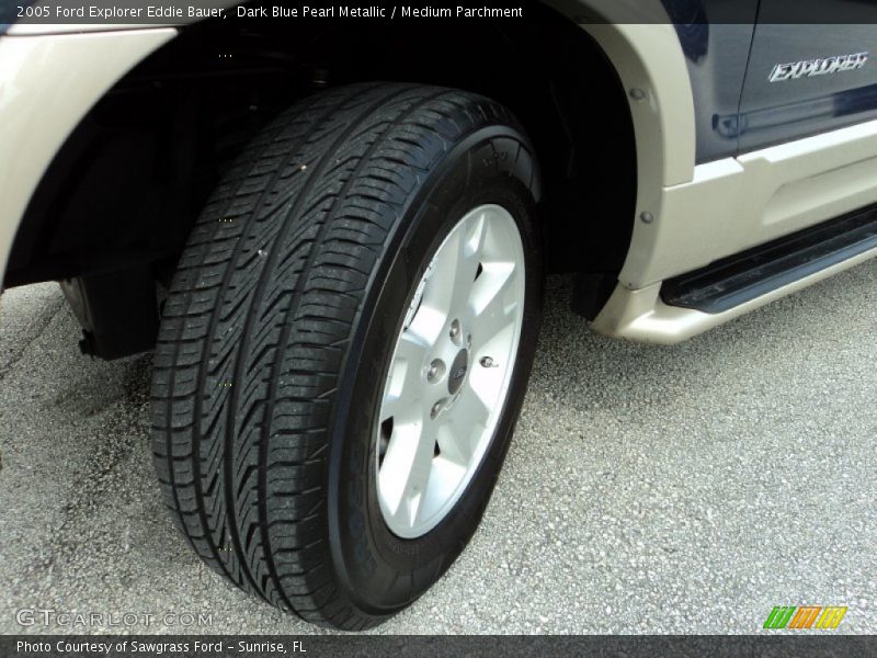 Dark Blue Pearl Metallic / Medium Parchment 2005 Ford Explorer Eddie Bauer