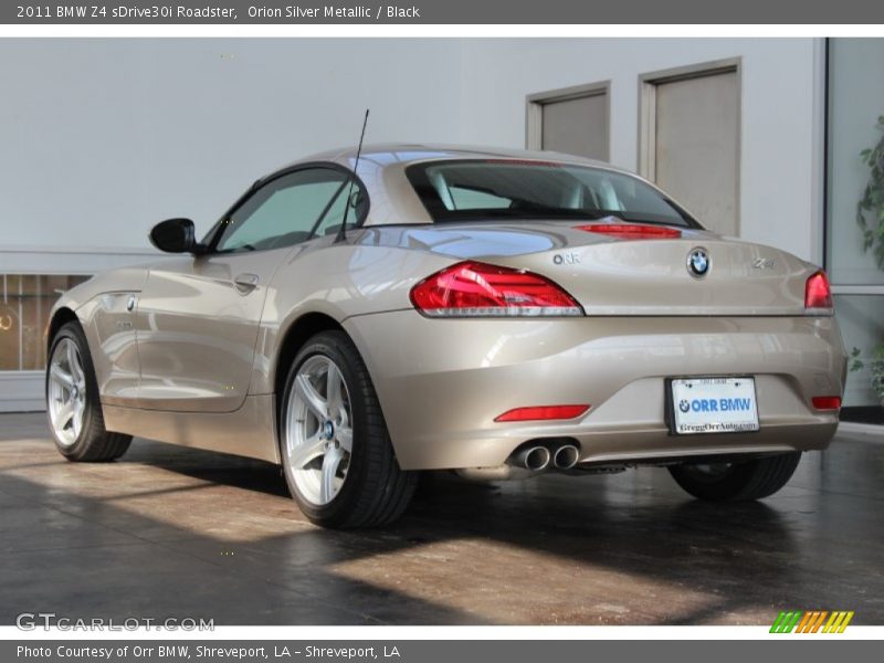 Orion Silver Metallic / Black 2011 BMW Z4 sDrive30i Roadster