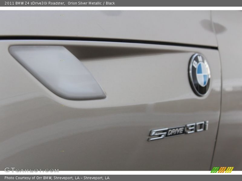 Orion Silver Metallic / Black 2011 BMW Z4 sDrive30i Roadster