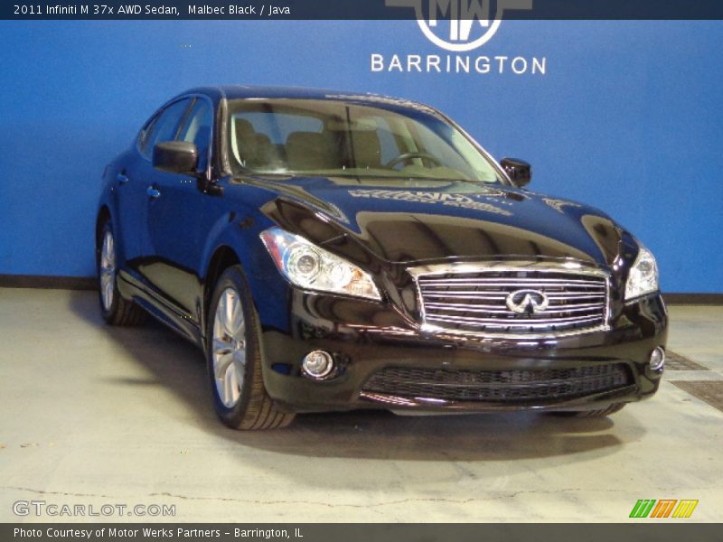Malbec Black / Java 2011 Infiniti M 37x AWD Sedan