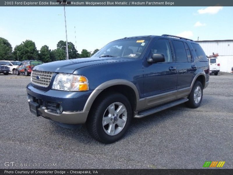 Front 3/4 View of 2003 Explorer Eddie Bauer 4x4