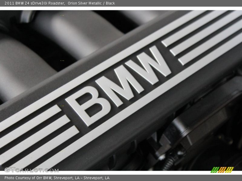 Orion Silver Metallic / Black 2011 BMW Z4 sDrive30i Roadster