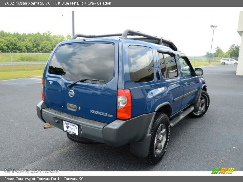 Just Blue Metallic / Gray Celadon 2002 Nissan Xterra SE V6