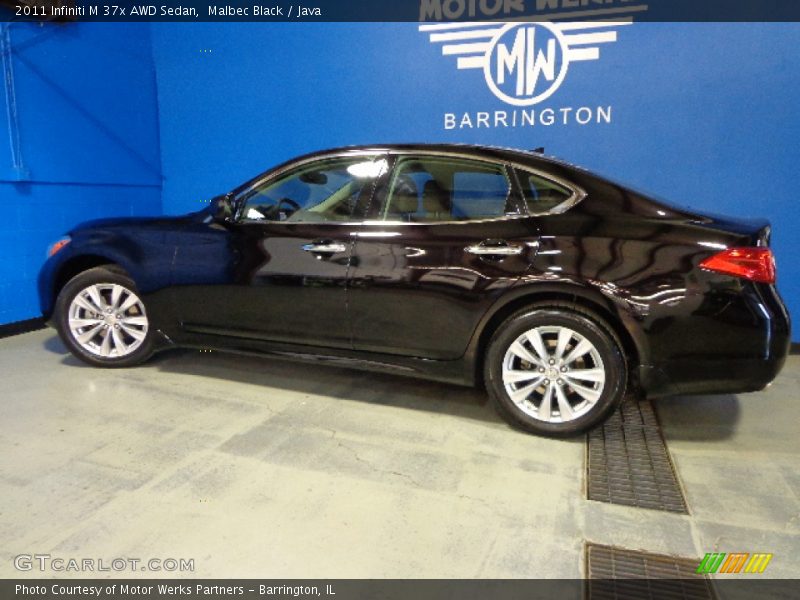 Malbec Black / Java 2011 Infiniti M 37x AWD Sedan
