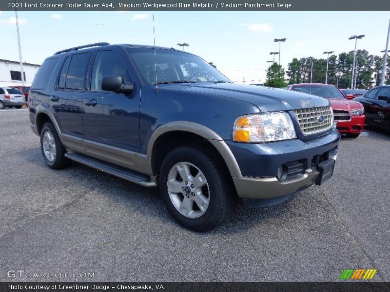 Front 3/4 View of 2003 Explorer Eddie Bauer 4x4