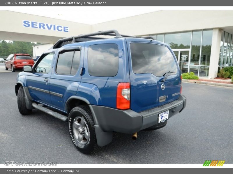 Just Blue Metallic / Gray Celadon 2002 Nissan Xterra SE V6