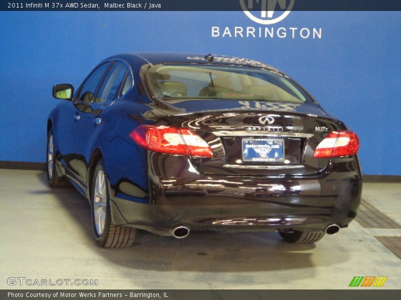 Malbec Black / Java 2011 Infiniti M 37x AWD Sedan