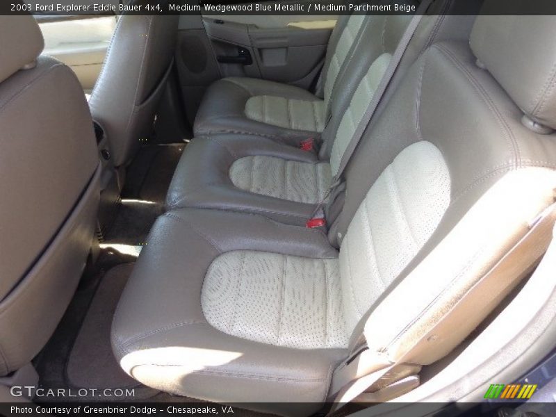Medium Wedgewood Blue Metallic / Medium Parchment Beige 2003 Ford Explorer Eddie Bauer 4x4