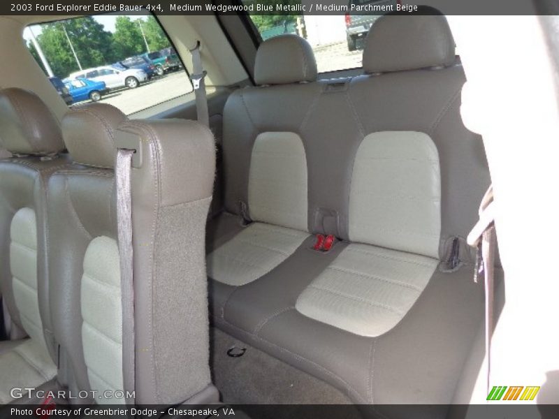 Medium Wedgewood Blue Metallic / Medium Parchment Beige 2003 Ford Explorer Eddie Bauer 4x4