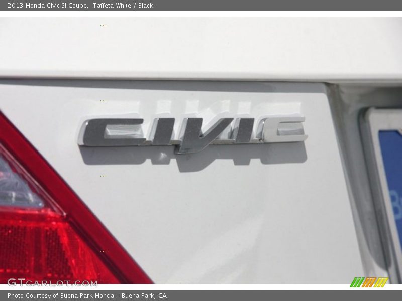 Taffeta White / Black 2013 Honda Civic Si Coupe