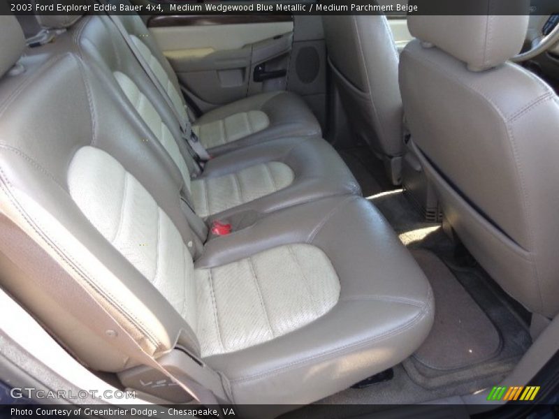 Medium Wedgewood Blue Metallic / Medium Parchment Beige 2003 Ford Explorer Eddie Bauer 4x4