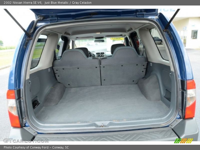 Just Blue Metallic / Gray Celadon 2002 Nissan Xterra SE V6