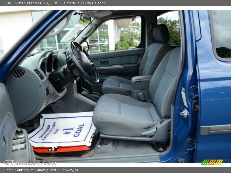 Just Blue Metallic / Gray Celadon 2002 Nissan Xterra SE V6