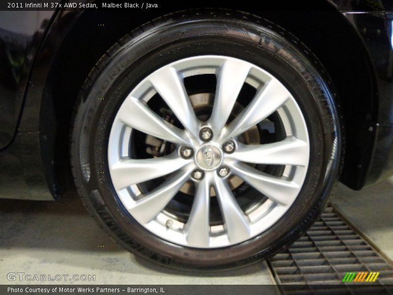 Malbec Black / Java 2011 Infiniti M 37x AWD Sedan