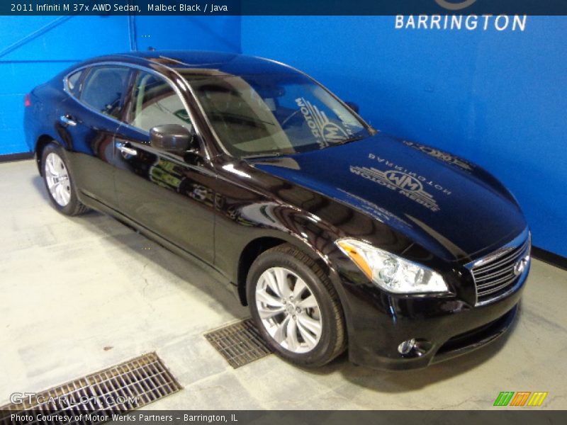 Malbec Black / Java 2011 Infiniti M 37x AWD Sedan