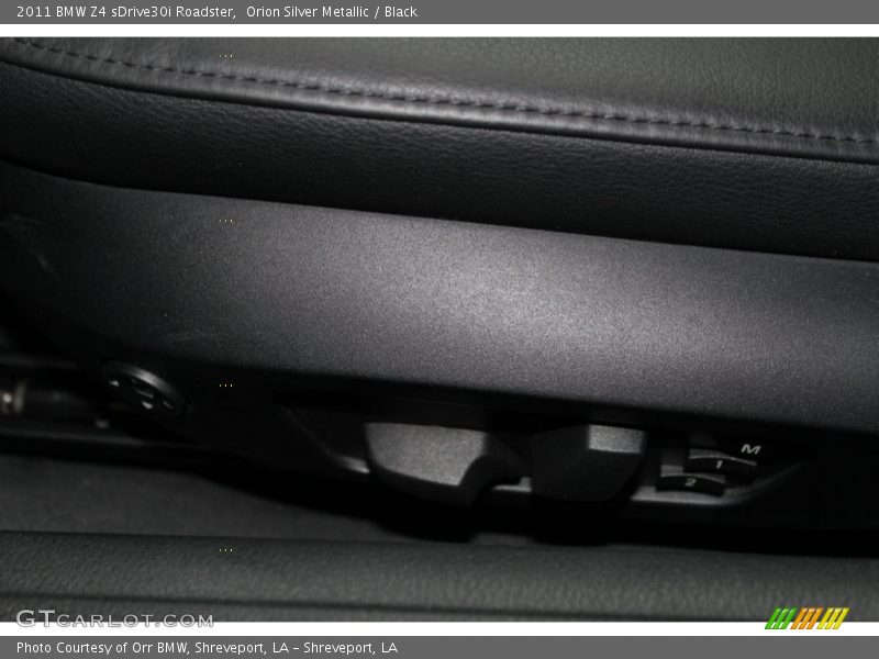 Orion Silver Metallic / Black 2011 BMW Z4 sDrive30i Roadster