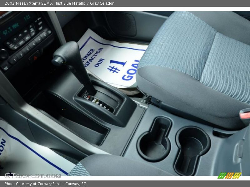 Just Blue Metallic / Gray Celadon 2002 Nissan Xterra SE V6