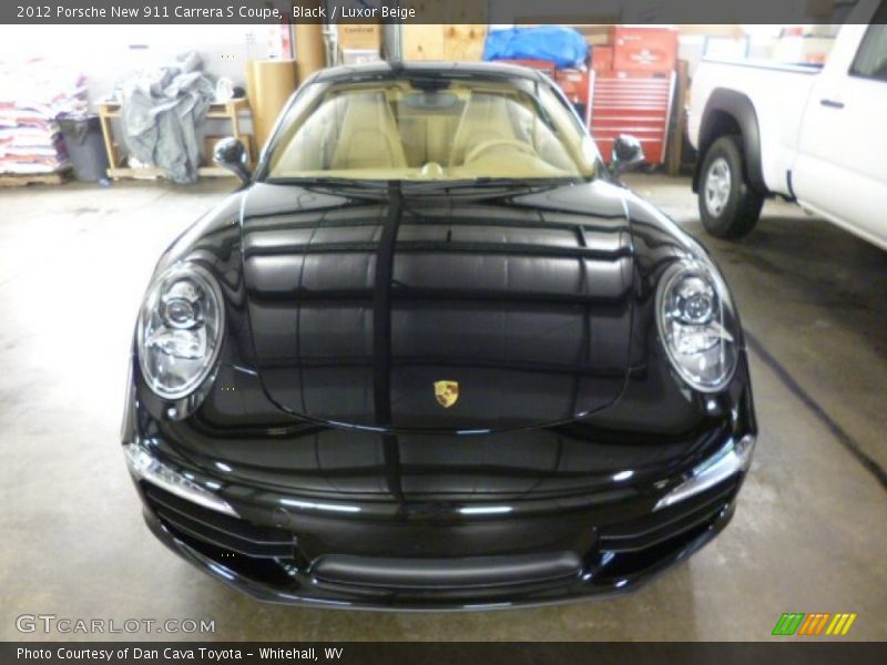 Black / Luxor Beige 2012 Porsche New 911 Carrera S Coupe