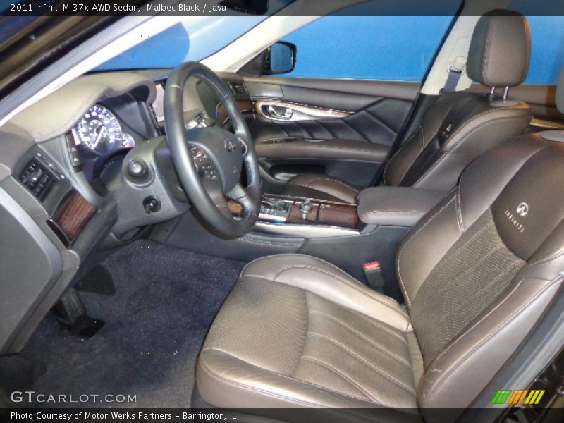 Malbec Black / Java 2011 Infiniti M 37x AWD Sedan