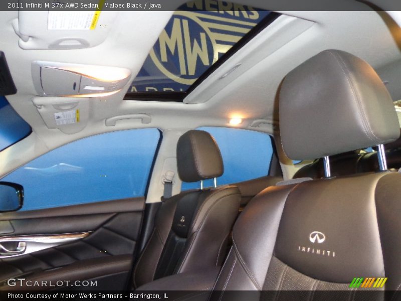 Malbec Black / Java 2011 Infiniti M 37x AWD Sedan
