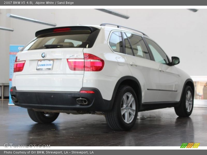 Alpine White / Sand Beige 2007 BMW X5 4.8i