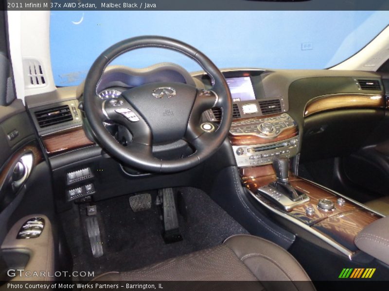 Malbec Black / Java 2011 Infiniti M 37x AWD Sedan