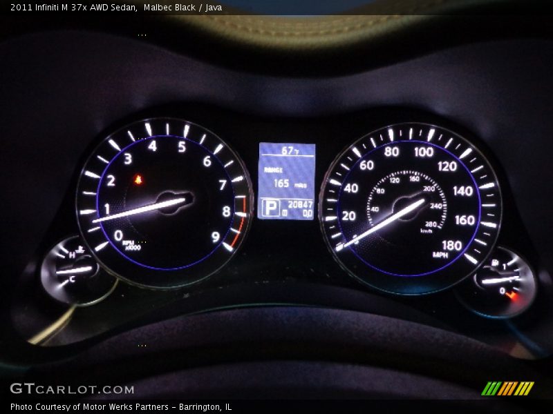 Malbec Black / Java 2011 Infiniti M 37x AWD Sedan