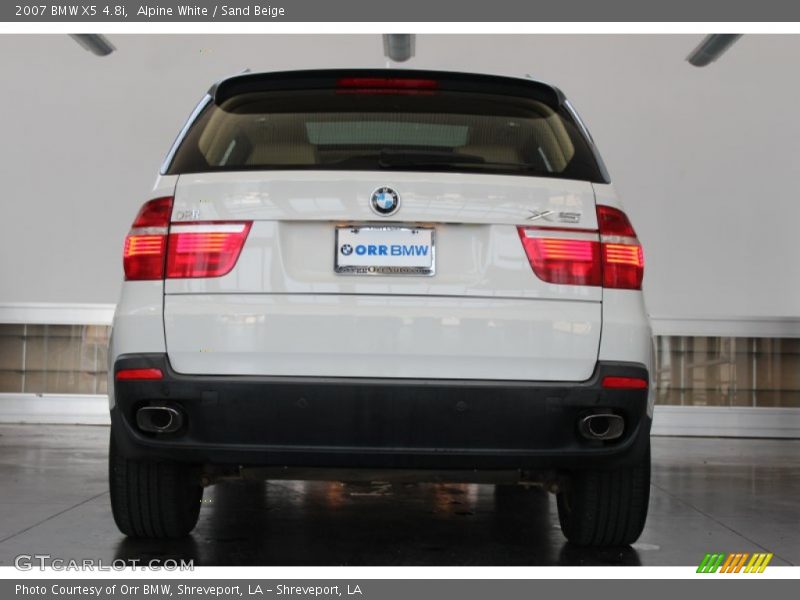 Alpine White / Sand Beige 2007 BMW X5 4.8i