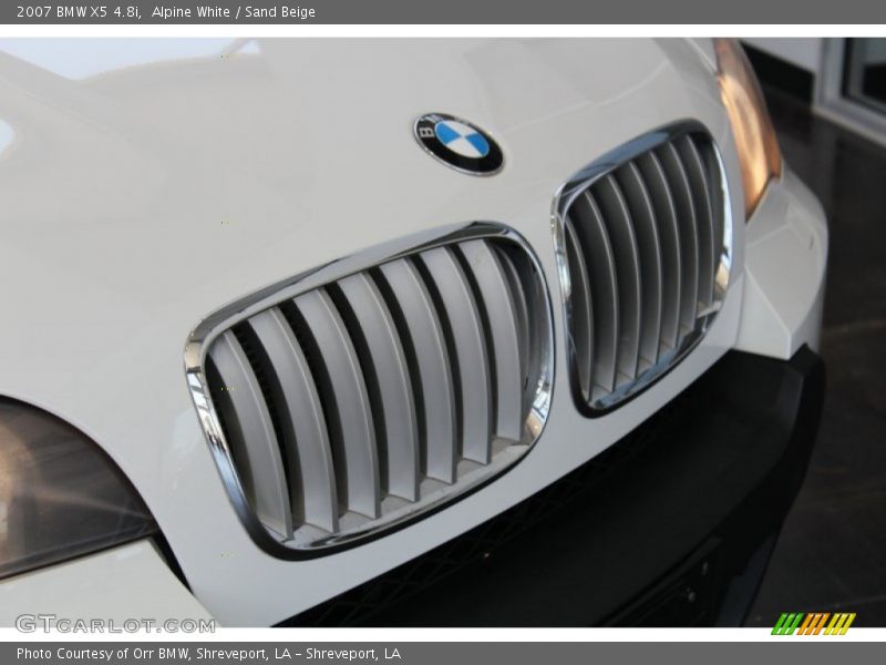 Alpine White / Sand Beige 2007 BMW X5 4.8i