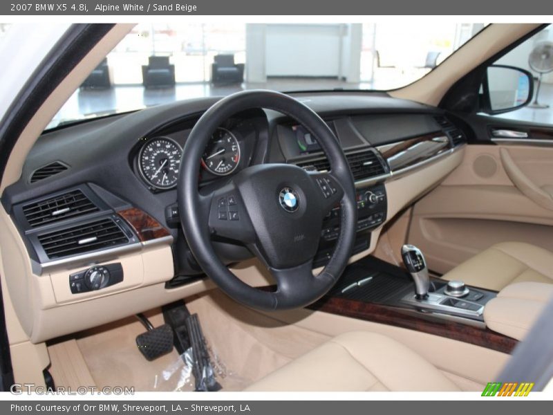 Sand Beige Interior - 2007 X5 4.8i 