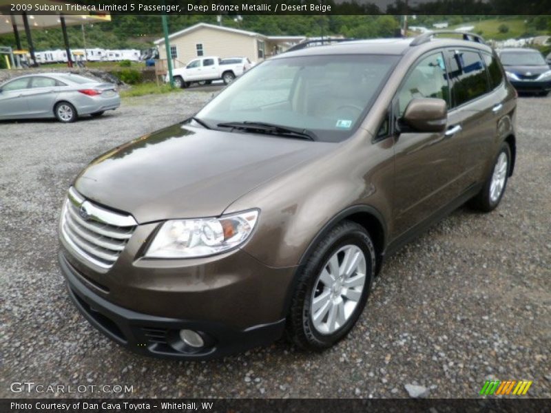 Deep Bronze Metallic / Desert Beige 2009 Subaru Tribeca Limited 5 Passenger