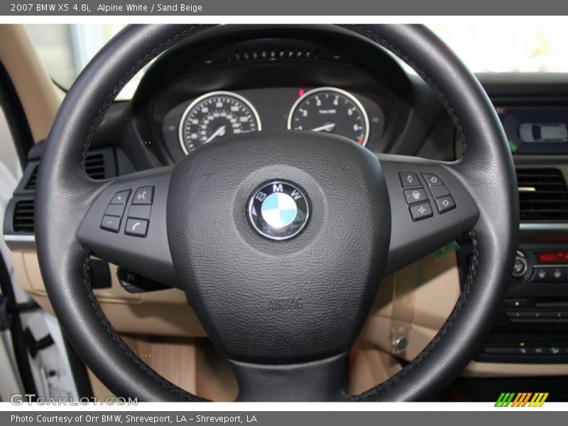  2007 X5 4.8i Steering Wheel