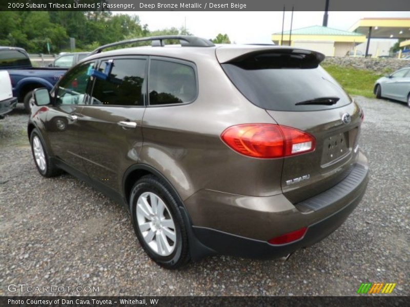 Deep Bronze Metallic / Desert Beige 2009 Subaru Tribeca Limited 5 Passenger