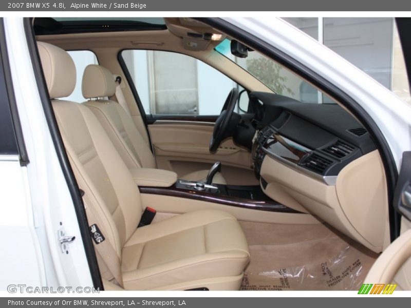 Alpine White / Sand Beige 2007 BMW X5 4.8i