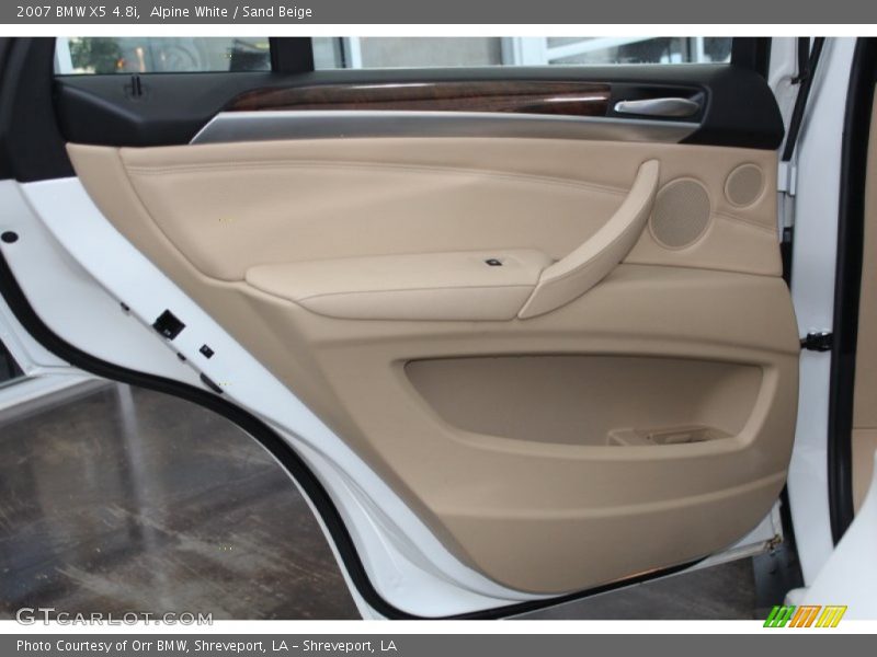 Alpine White / Sand Beige 2007 BMW X5 4.8i