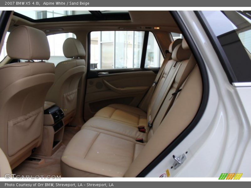 Rear Seat of 2007 X5 4.8i
